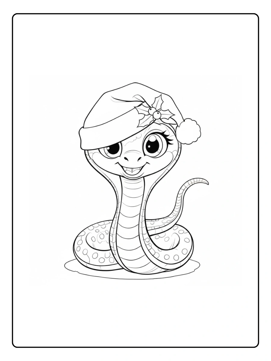 Snake Coloring Pages – Snake Slithering