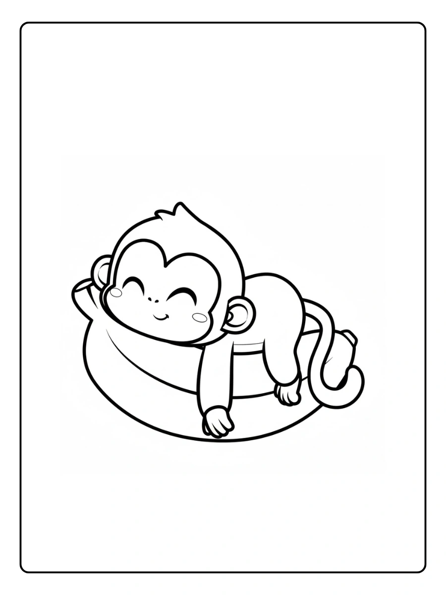 Monkey Coloring Pages – Monkey Printable Monkey Coloring Pages – Monkey Printable
