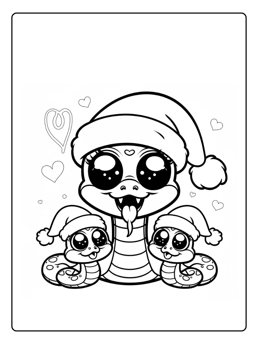 Snake Coloring Pages – Snake Cartoon Collection