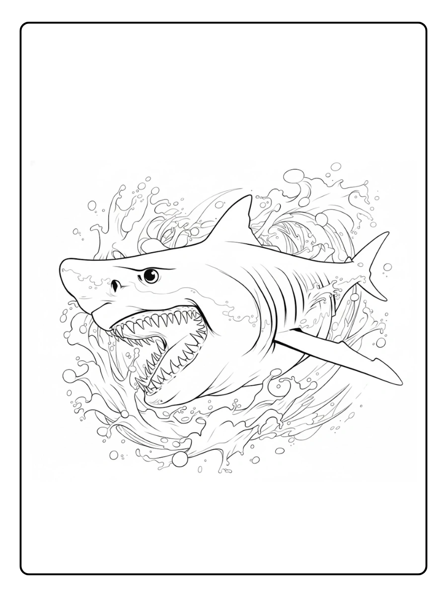 Shark Coloring Pages – Whale Shark