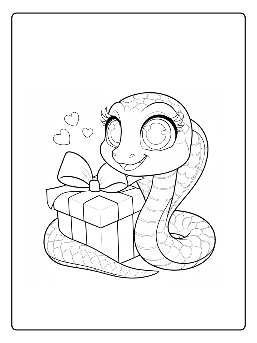 Snake Coloring Pages – Snake Coloring Sheet