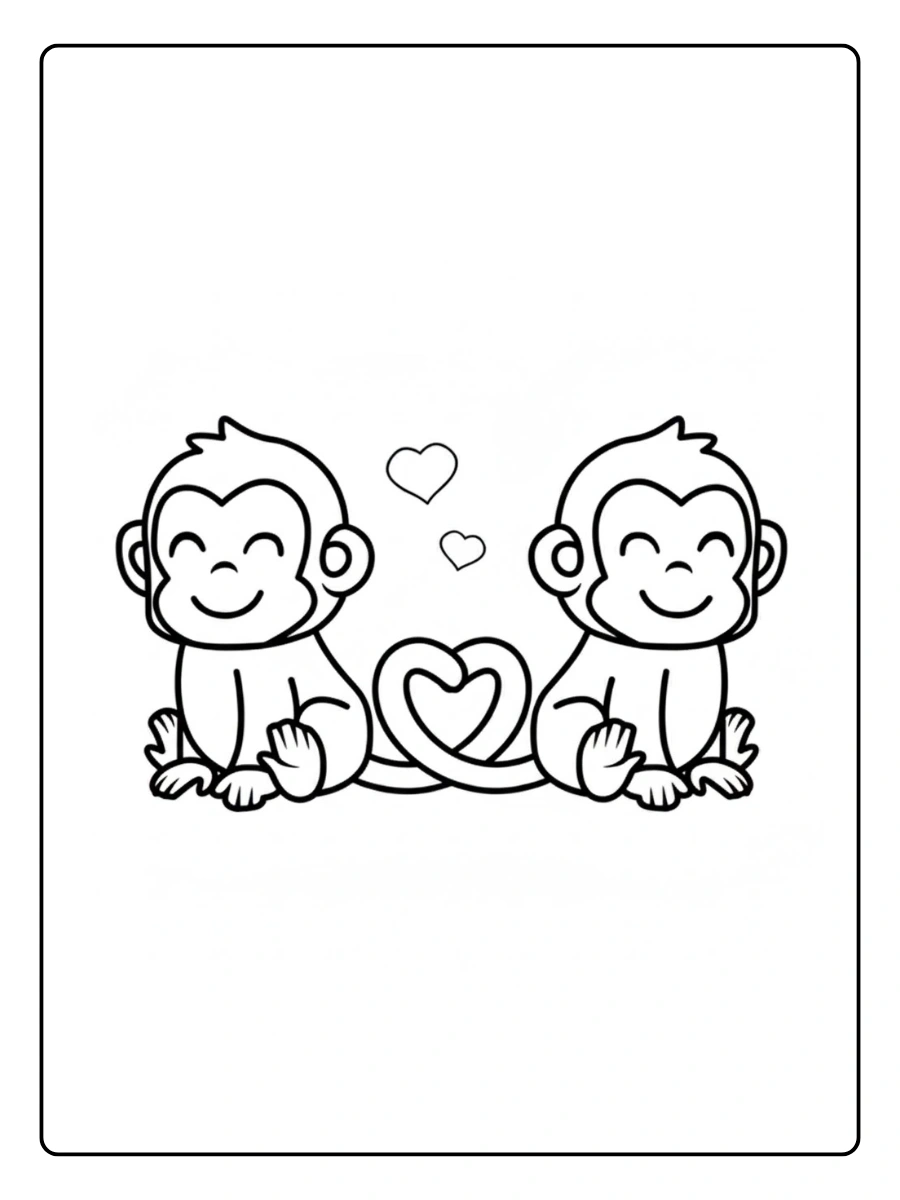 Monkey Coloring Pages – Monkey for Kids Monkey Coloring Pages – Monkey for Kids