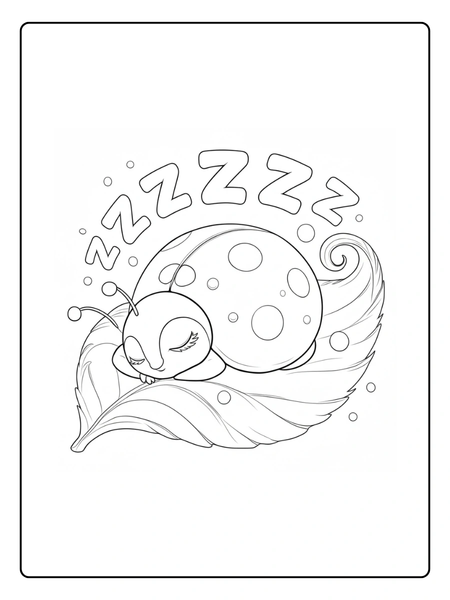 Ladybug Coloring Pages – Ladybug Line Art