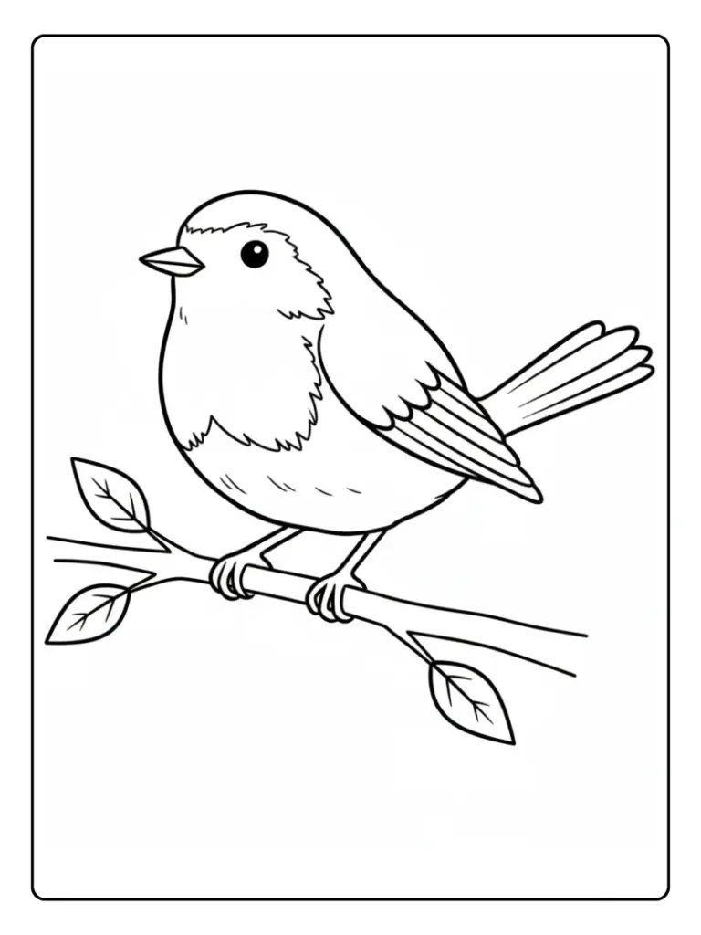 Bird Coloring Pages – Bird Coloring Sheet