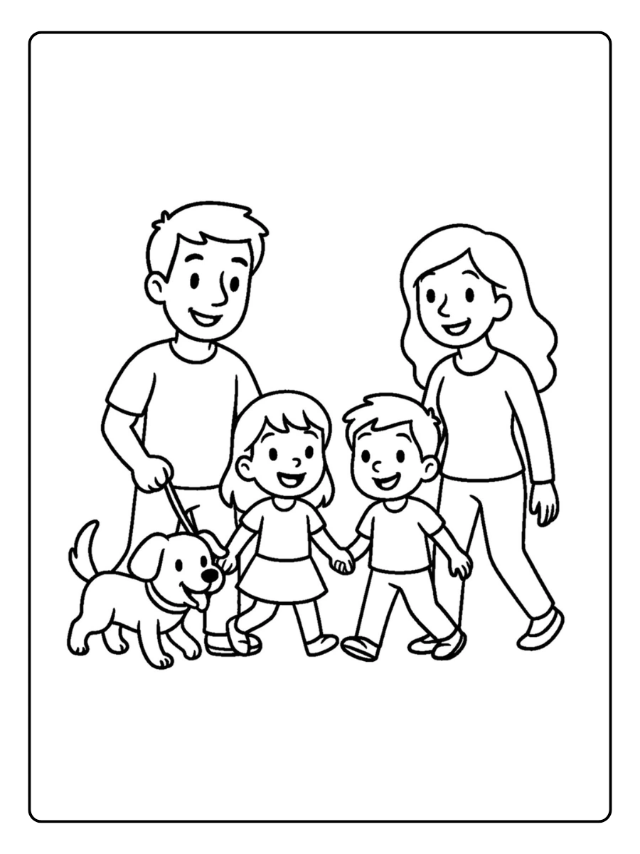 Family Love Coloring Pages (11)