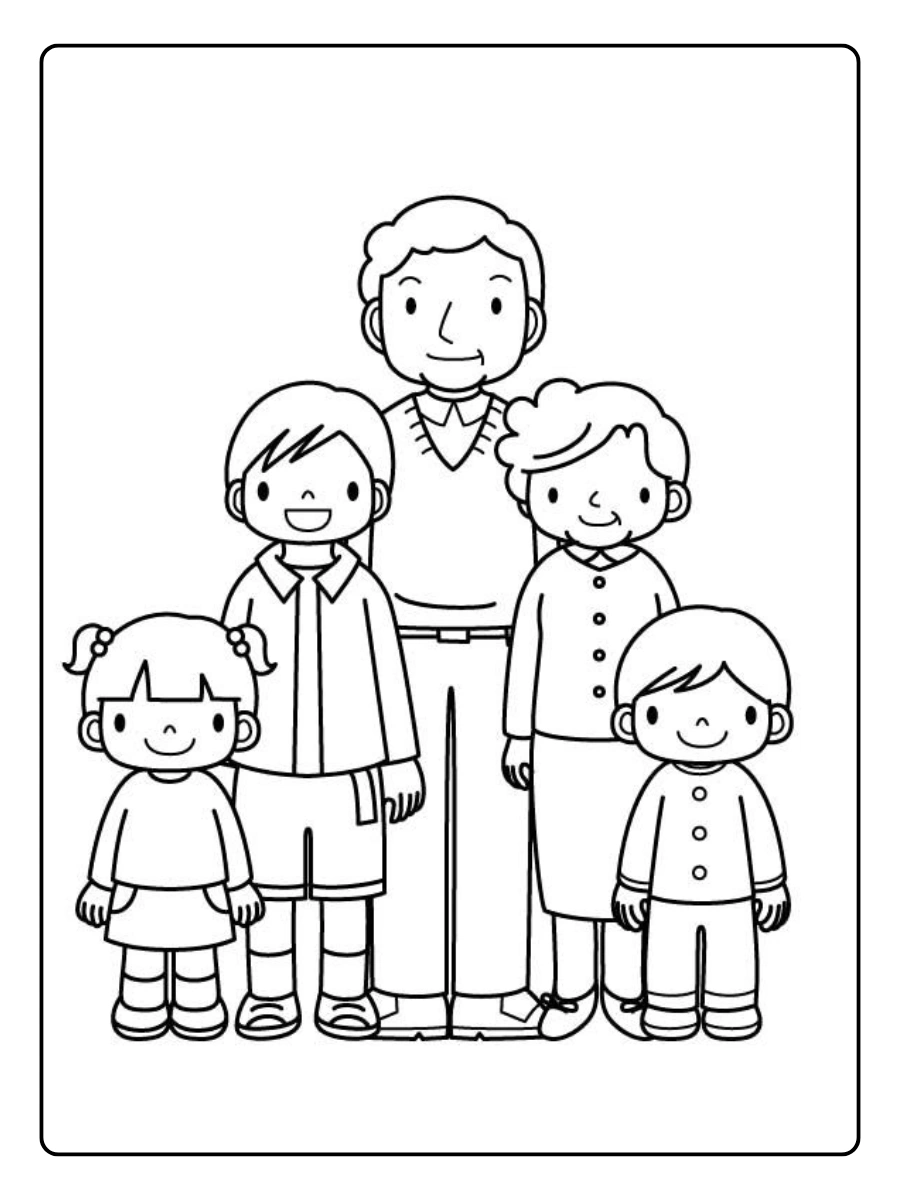 Family Love Coloring Pages (14)