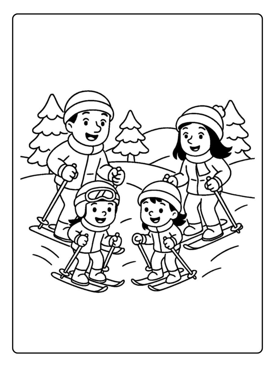Family Love Coloring Pages (3)