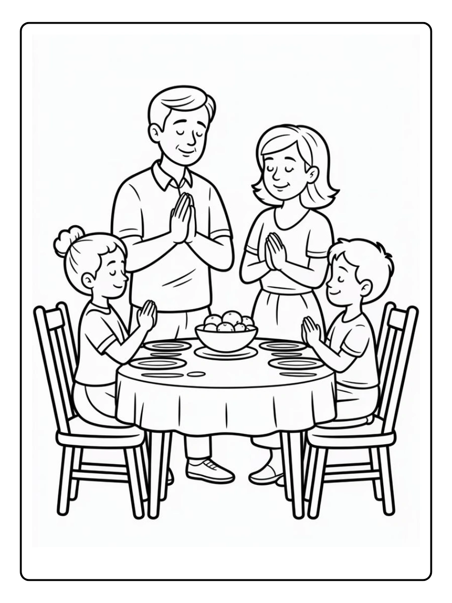 Family Love Coloring Pages (6)