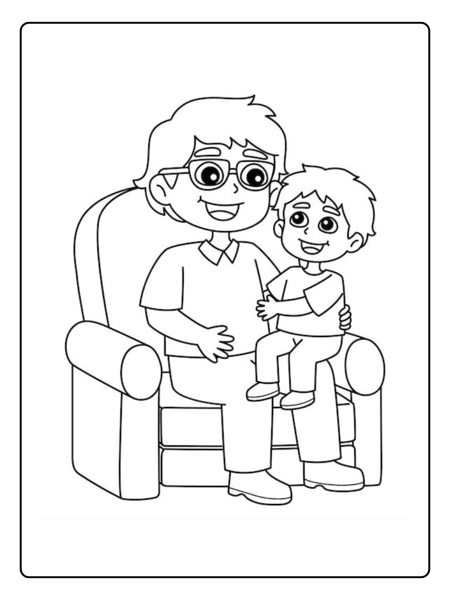 Family Love Coloring Pages (7)