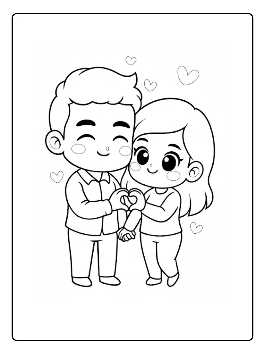 Husband and Wife Coloring Pages (1)