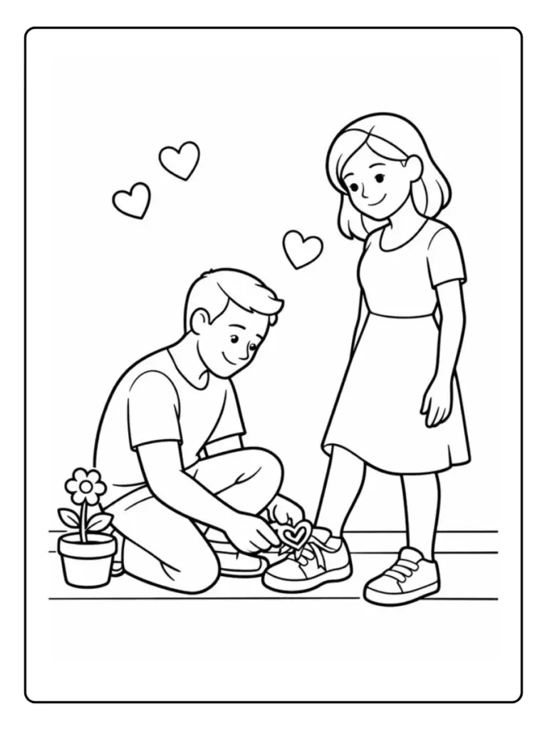 Husband and Wife Coloring Pages (10)