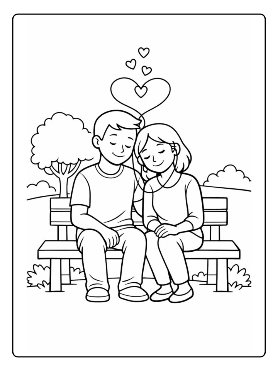 Husband and Wife Coloring Pages (11)