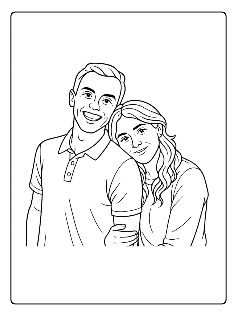 Husband and Wife Coloring Pages (14)