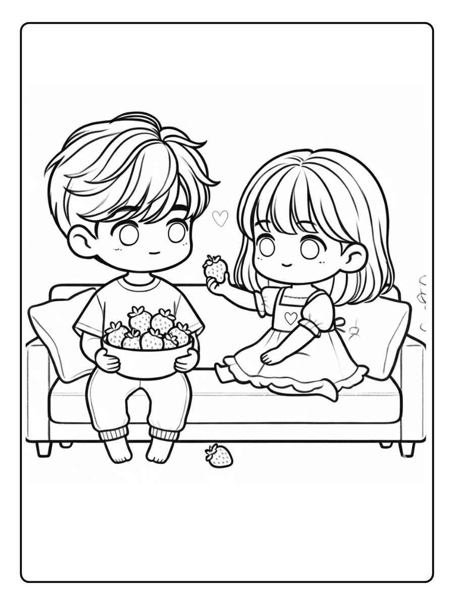 Husband and Wife Coloring Pages (5)