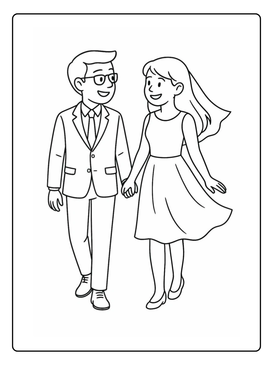 Husband and Wife Coloring Pages (9)