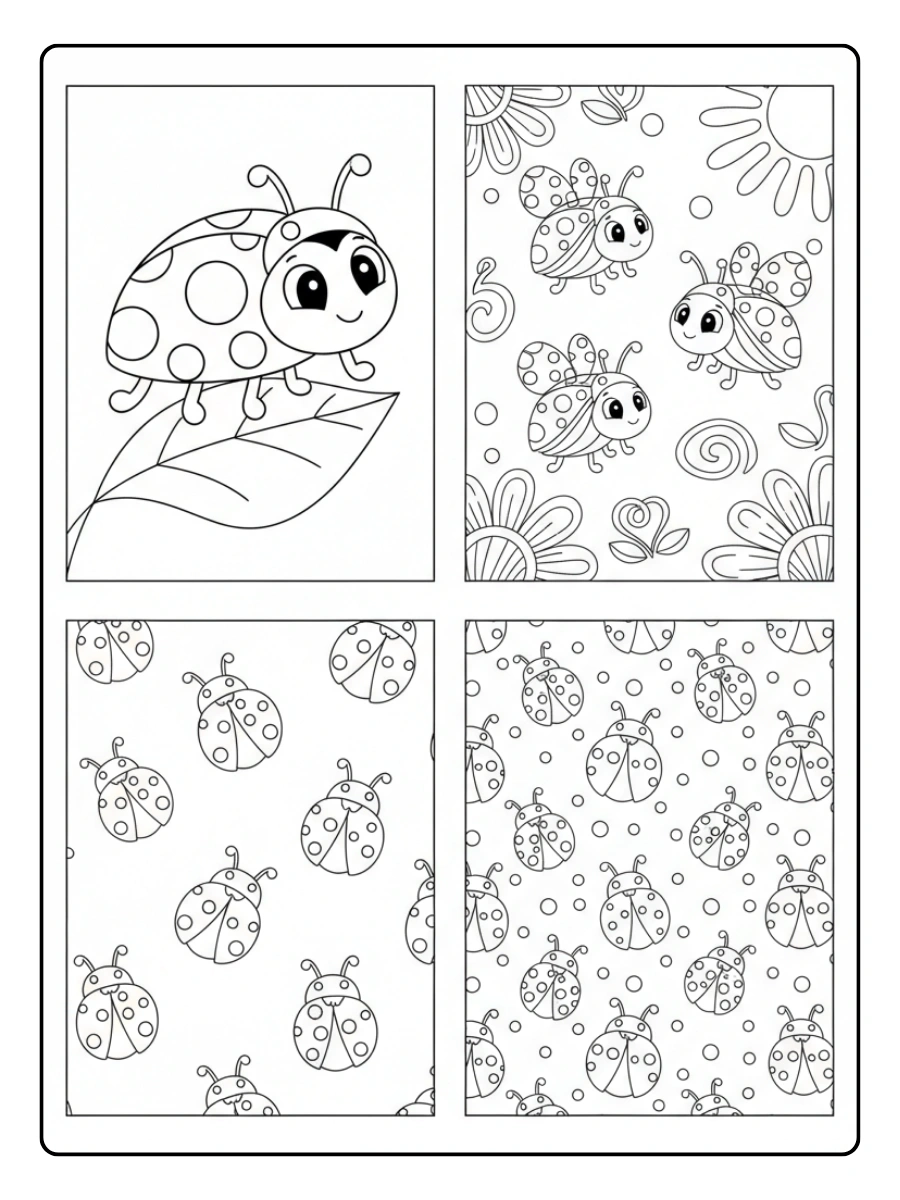 Ladybug Coloring Pages – Ladybug Coloring Sheet