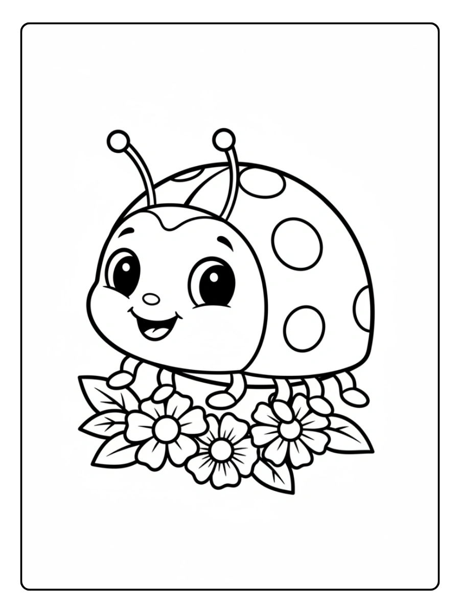 Ladybug Coloring Pages – Ladybug Cute Collection