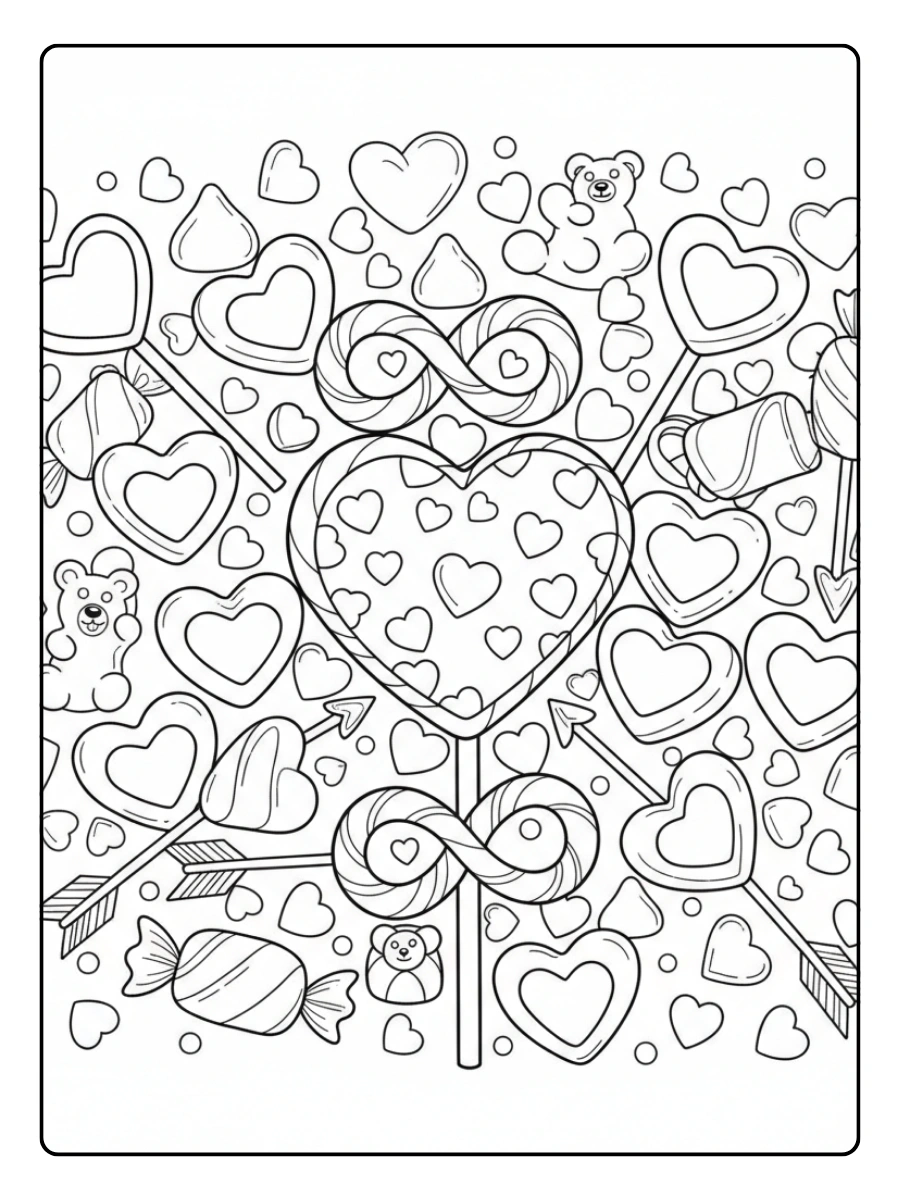 Love Symbols Coloring Pages – Love Candy