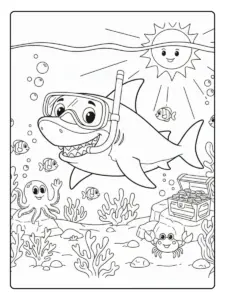 Shark Coloring Pages – Shark Adventure