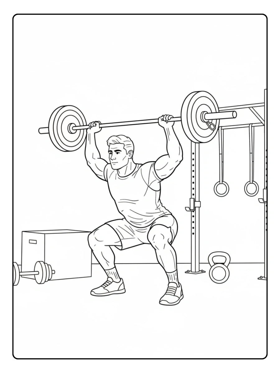 Sports Coloring Pages – CrossFit Sports Coloring Pages – CrossFit