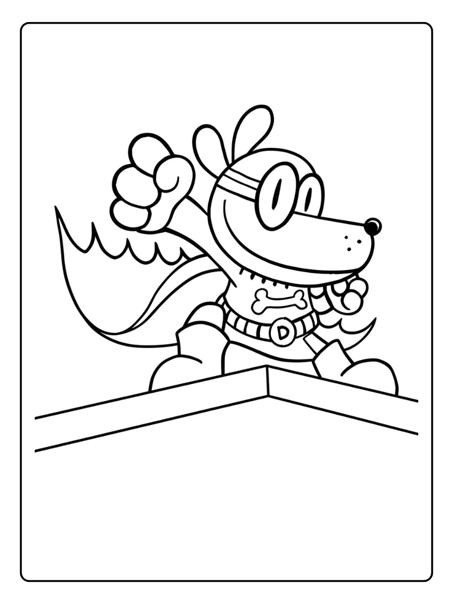 dogman coloring pages (1)