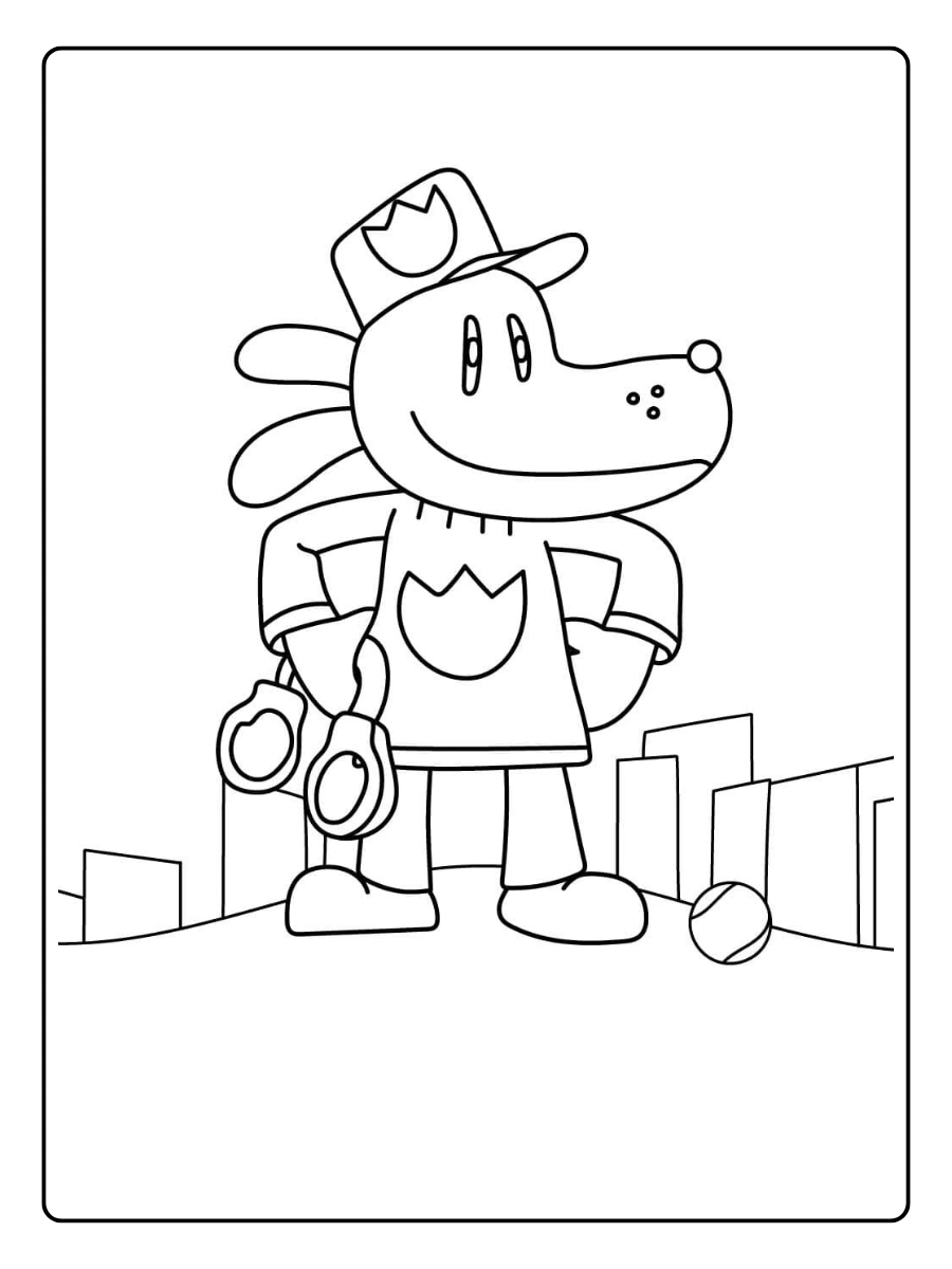dogman coloring pages (3)