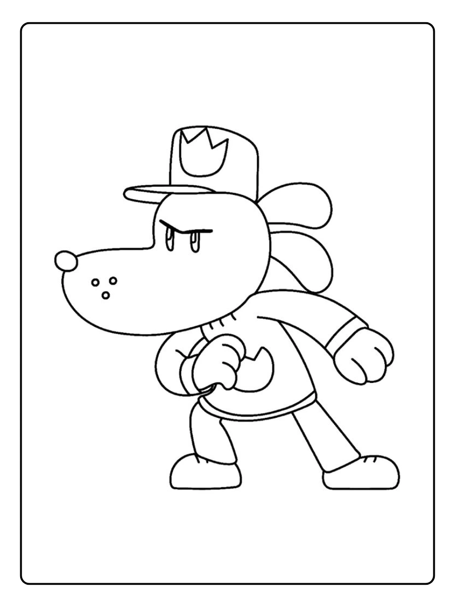 dogman coloring pages (4)