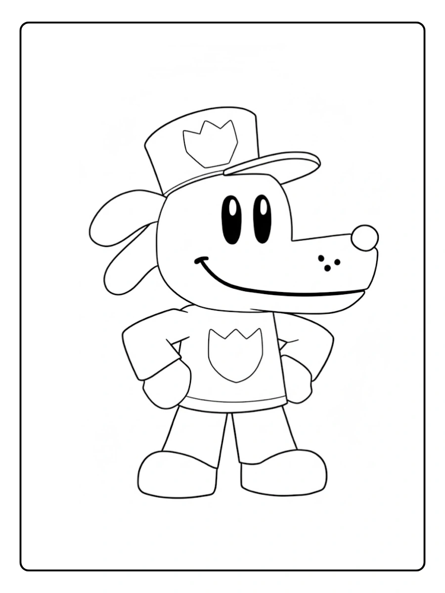 dogman coloring pages (5)