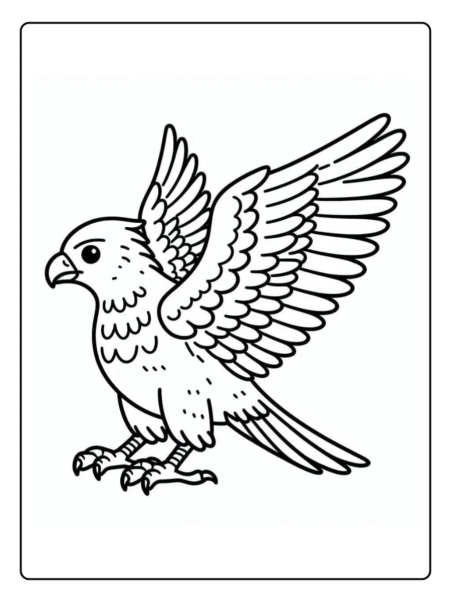 eagles coloring pages (1)