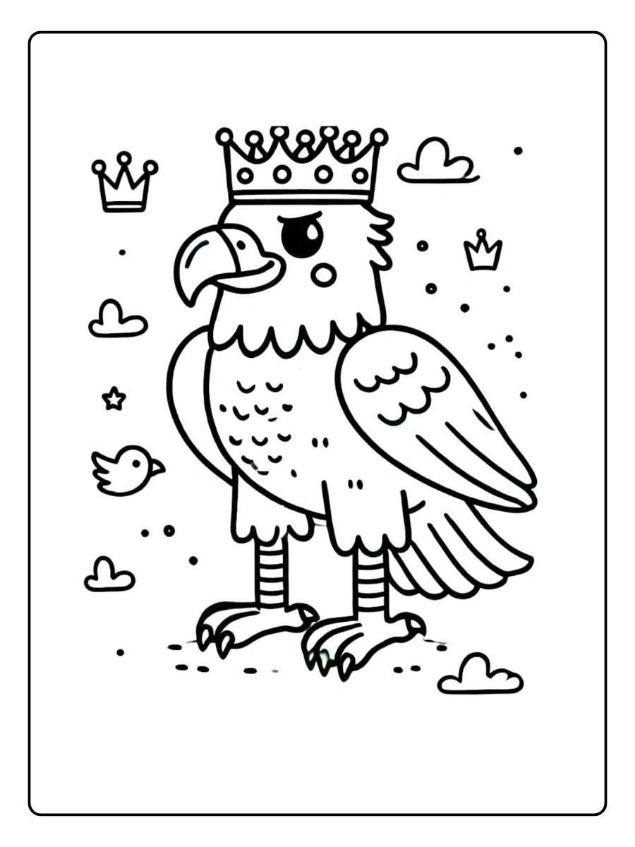 eagles coloring pages (13)