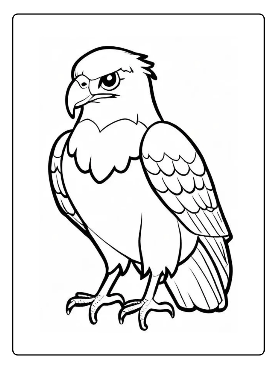 eagles coloring pages (3)