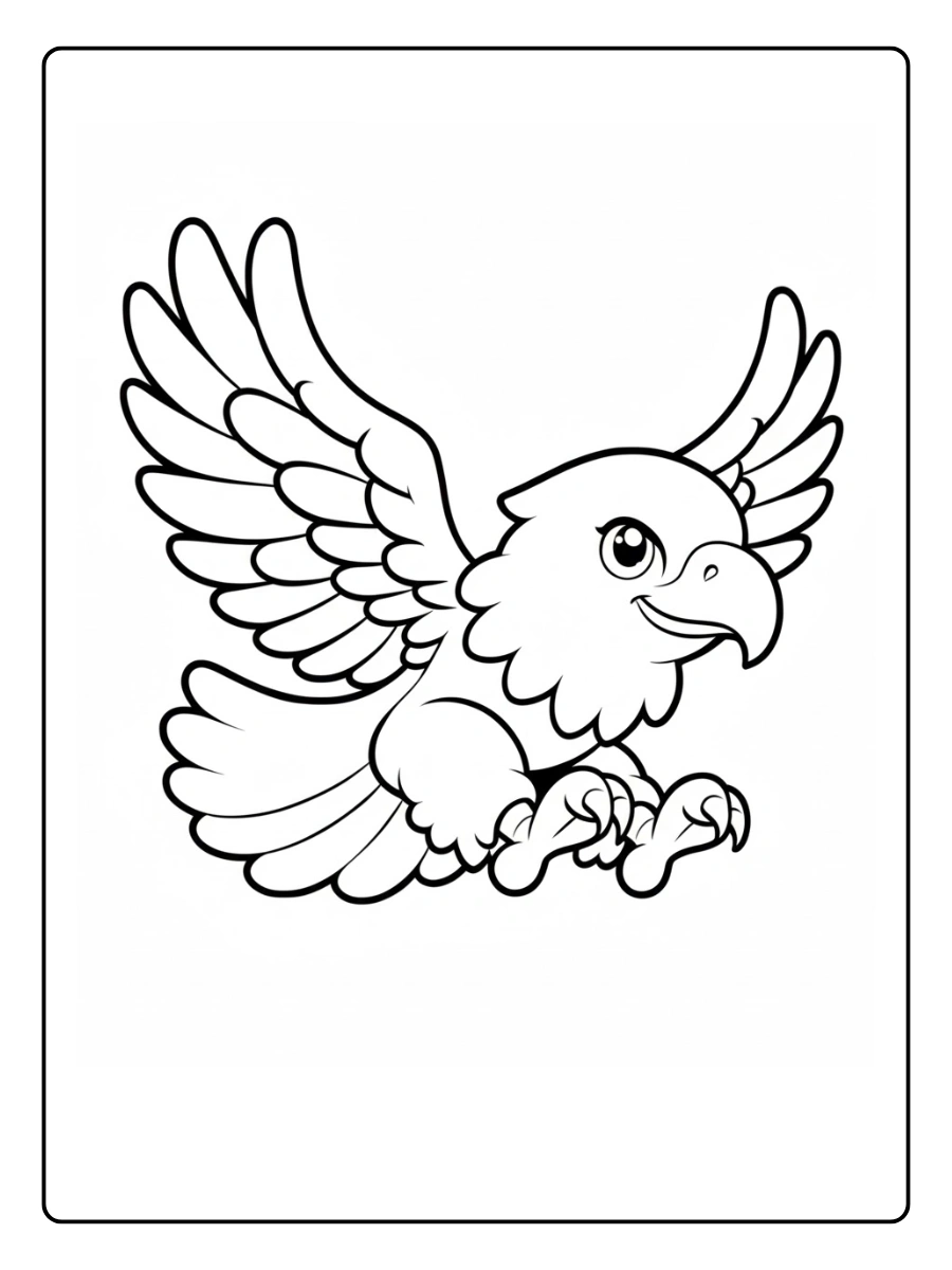 eagles coloring pages (8)