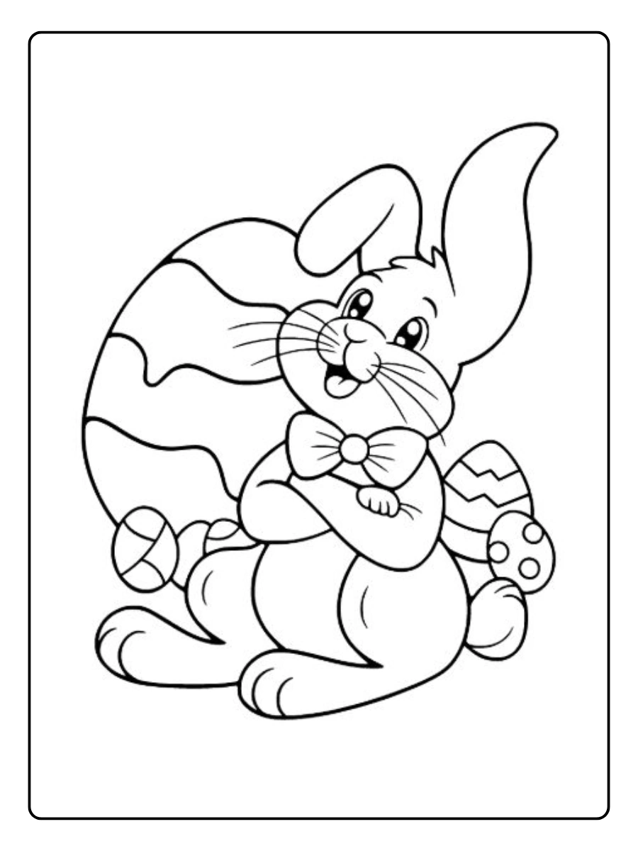 easter bunny coloring pages (15)