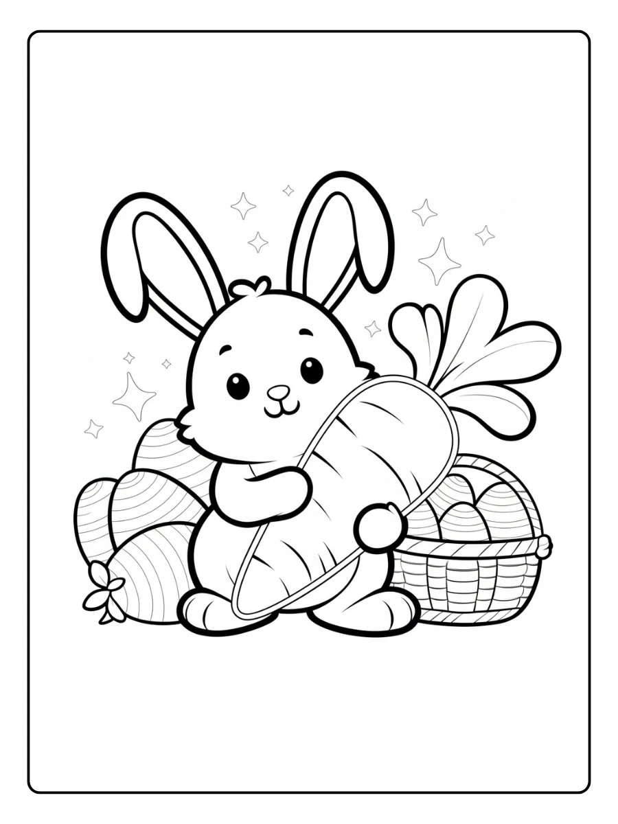 easter bunny coloring pages (3)