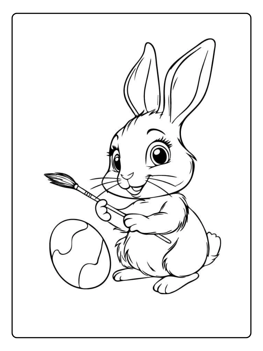easter bunny coloring pages (7)