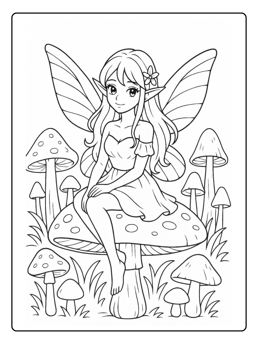 fairy coloring pages (15)