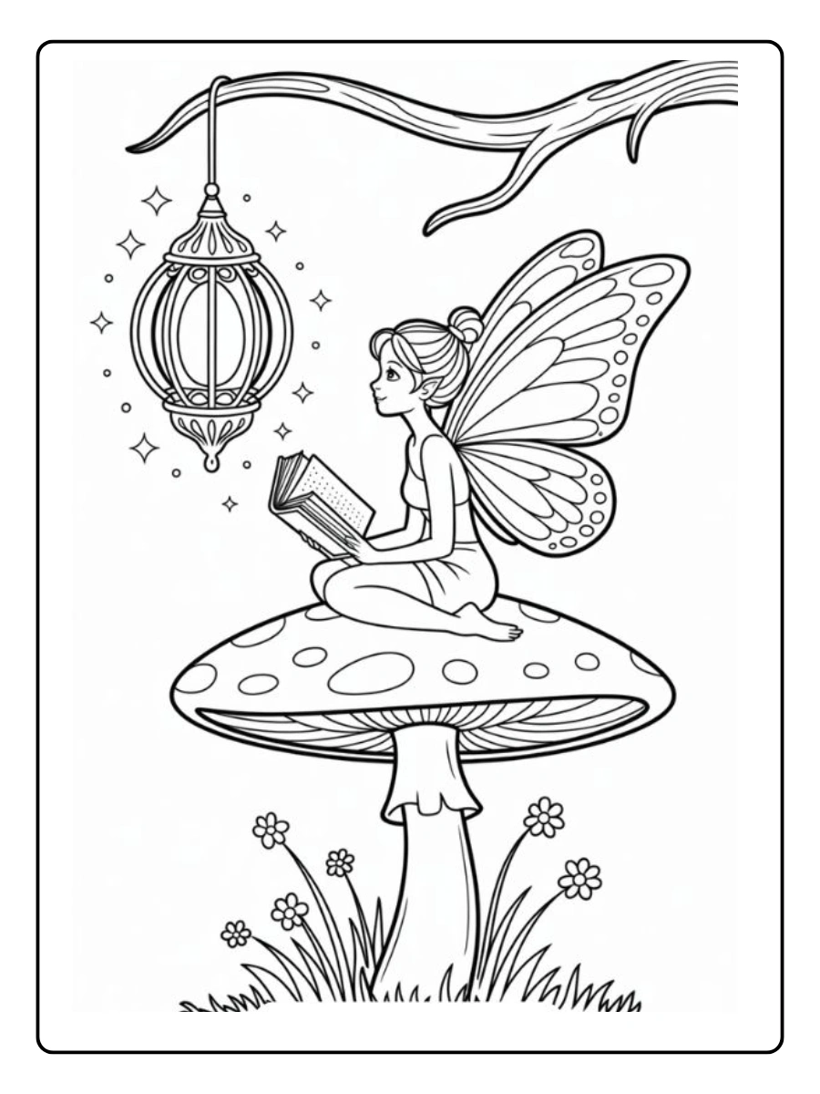 fairy coloring pages (2)