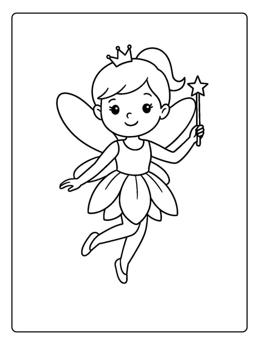 fairy coloring pages (8)
