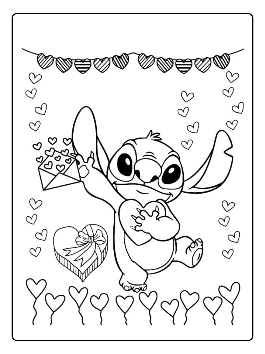 stitch valentines coloring pages (12)