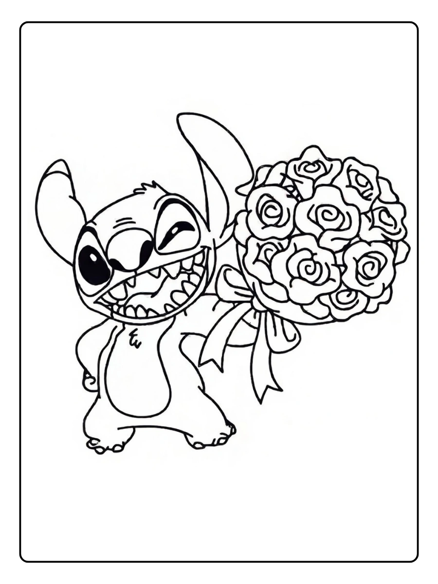 stitch valentines coloring pages (5)