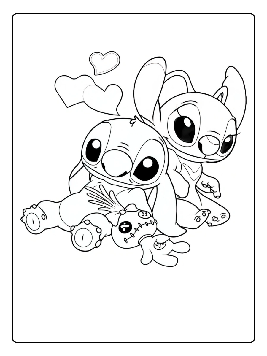 stitch valentines coloring pages (7)