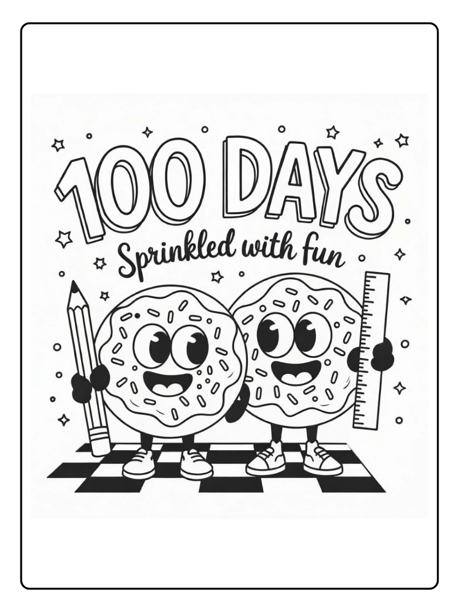 100th day of school coloring pages (5)