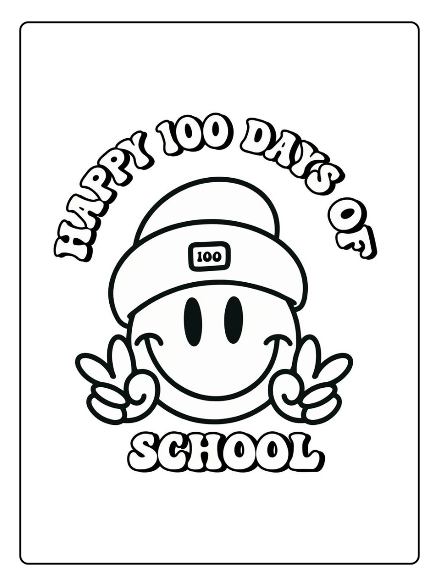 100th day of school coloring pages (6)