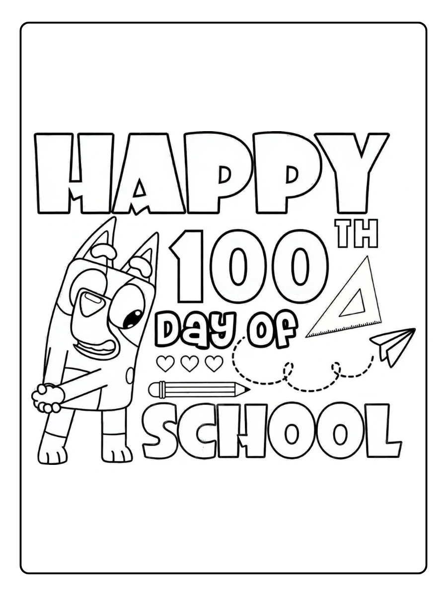 100th day of school coloring pages (7)