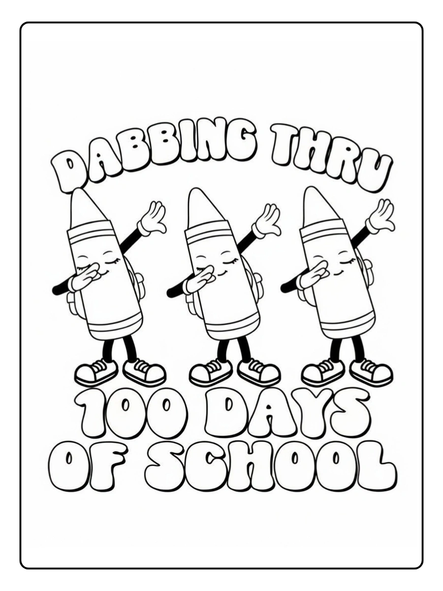100th day of school coloring pages (8)