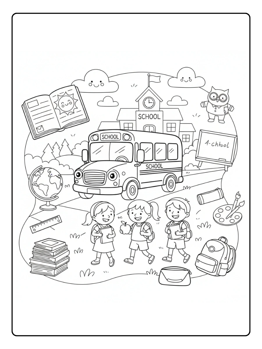 Back to School Coloring Pages