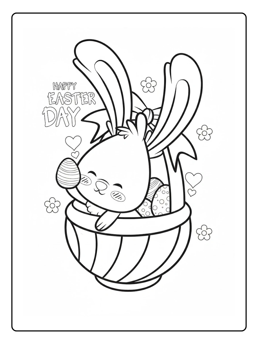 Cute Easter Coloring Pages (1)