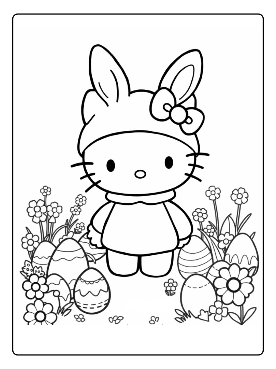 Cute Easter Coloring Pages (11)
