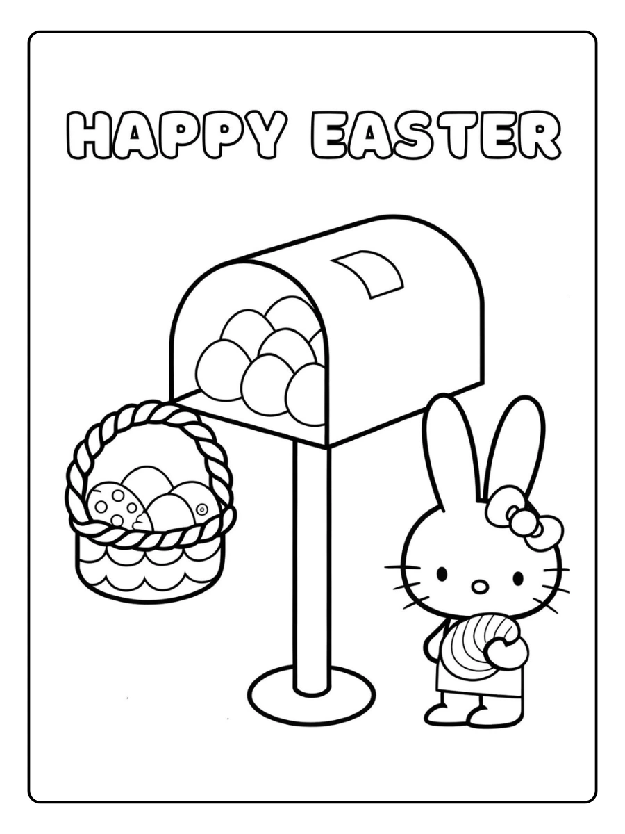 Cute Easter Coloring Pages (12)