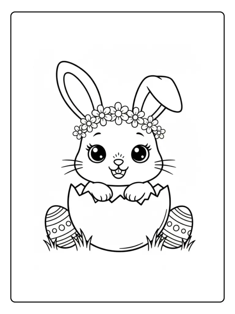 Cute Easter Coloring Pages (15)